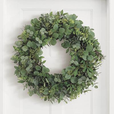 Mixed Eucalyptus Wreath - 22