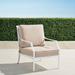 Grayson Lounge Chair with Cushions in White Finish - Salta Palm Dune - Frontgate