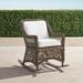 Hampton Rocking Chair in Driftwood Finish - Colome Tile Indigo, Standard - Frontgate