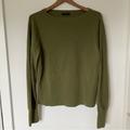J. Crew Sweaters | J. Crew Wool Blend Subtle Boatneck Sweater Olive Green Size Medium | Color: Green | Size: M