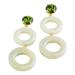 J. Crew Jewelry | J.Crew Acrylic Made In Italy Earings | Color: Green | Size: Os