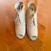 J. Crew Shoes | Jcrew Suede Bryant Peeptoe Lace Up Pumps, Nude | Color: Tan | Size: 6