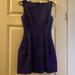 Zara Dresses | Blue Zara Peplum Dress | Color: Blue | Size: Xs