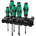 Wera TORX® BO-Schraubendrehersatz 367/6 TORX® BO Kraftform Plus + Rack, 6-teilig, 05138250001