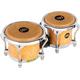 Meinl Percussion Bongos Mini Wood - 2 kleine Handtrommeln mit 3,5 und 4,25 Zoll - inkl. Stimmschlüssel - Siam Eiche, Natur (FWB100SNT-M)