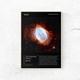 Nebula poster. NASA poster. A4 size poster print on 275gsm silk art.