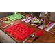 Papel Picado Placemats AMOR Felt Placemats Set of 6 Colours | Great Christmas Present | Mexican Fiesta Decor Made in Mexico | Ship from UK