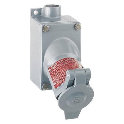 HUBBELL KILLARK UGR2-20232QW 3W 3P 30A Hazardous Location Receptacle 240VAC