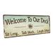 Trinx Framed, Indoor Welcome To Our Deck Sign, Wall Art For Sunroom Signs, Outdoor Living, Garden Signs, Nursery, Veranda, Yard Signs | Wayfair