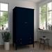 Lark Manor™ Akey Armoire Wood in Blue | 78.74 H x 40.35 W x 25.31 D in | Wayfair 01422AD6B98E4E1989D2806E8D7A3525