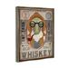 Trinx Vintage Whiskey Logo Sign by Ryan Fowler - Graphic Art on Canvas in Brown/Gray | 21 H x 17 W x 1.7 D in | Wayfair