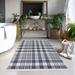 White;nostalgia Navy Rectangle 4' x 5'11" Area Rug - Union Rustic Rectangle Gustaaf Plaid Machine Made Power Loom Rectangle 4Õ x 5Õ11ÕÕ Area Rug in Nostalgia Navy/White 71.0 x 48.0 x 0.5 in blue/navy/white | Wayfair