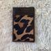 J. Crew Accessories | J Crew Animal Print Cardholder | Color: Brown | Size: Os