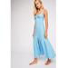 Free People Dresses | Free People Let’s Get Lost Midi Dress (S) | Color: Blue | Size: S