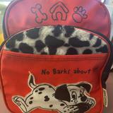 Disney Accessories | Disney Dalmatian Toddler Backpack | Color: Black/Red | Size: 12"(H)X 11"(L)X 6"(W) Approximate
