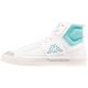 Kappa Unisex STYLECODE: 243315NC Maisie NC Sneaker, White/Mint, 40 EU