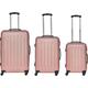 Trolleyset PACKENGER "Travelstar" lila (mauve) Koffer-Sets Koffer Trolleys