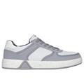 Skechers Men's Mark Nason: Alpha Cup - Tavin Sneaker | Size 8.0 | Gray/White | Leather/Textile