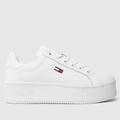 Tommy Jeans platform trainers in white