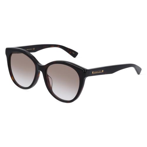 Gucci GG1171SK Damen-Sonnenbrille Vollrand Butterfly Acetat-Gestell, braun