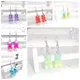 1 Pai – boucles d'oreilles en résine pour filles bijoux fantaisie mode coréenne couleur bonbon