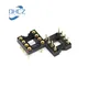 Lot de 20 puces IC plaquées or à 8 broches pour siège op-amp 8 P 8 cœurs DIP-8 connecteurs IC