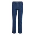 KAFFE Jeans KAvicky Damen Jeans Jeanshose Straight mit Geradem Bein Hose mit Hoher Bund Medium Blue Washed Denim 38