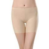 QWERTYU Women s Period Soft Briefs Comfort High Waisted Boy Short Underwear Full Coverage Stretch Panties Khaki XL