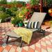 EEPHO 6-Position Adjustable Fabric Outdoor Patio Recliner Chair