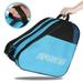 Ice Skates Bag with Adjustable Shoulder S Breathable Skating Shoes Storage Bag for Ice Skates Quad Skates Inline Skates and Most Roller Skates Blue