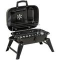 Portable Tabletop Charcoal Grill - BBQ Camping Picnic Cooker