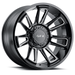 G-FX TR21 Rim 20X10 8X170 Offset -19 Gloss Black Milled (Quantity of 1)