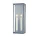 Troy Lighting B1032 Vail 2 Light 17 Tall Outdoor Wall Sconce - Weathered Zinc