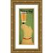 Fowler Ryan 12x24 Gold Ornate Wood Framed with Double Matting Museum Art Print Titled - Yellow Dog Brewing Co