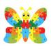 Wooden Puzzle Alphabet ABC Learning Toys Jigsaw kids Fun Educational Fish Shapes ( Model#:Butterfly;)