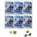 Fisher-Price Thomas and Friends Minis -Engines - Blind Bag Gift Set Party Bundle - 6 Pack Thomas The Train Blind Bags for Kids Party Favors Plus 2 My Outlet Mall Stickers