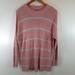 American Eagle Outfitters Sweaters | American Eagle Womens Jegging Fit Sweater Small Pink Gray Striped Tunic Pullover | Color: Gray/Pink | Size: S