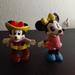 Disney Art | Gorgeous 1960 Vtg Disney Japan 4.5" Minnie Mouse Porcelain Figurines Set Of 2. | Color: Pink | Size: Os