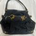 Gucci Bags | Authentic Gucci Black Tote Canvas Shoulder Bag Gold Brass Hardware Vintage. | Color: Black | Size: Os