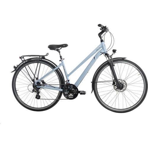 Trekkingrad SIGN Fahrräder Gr. 43 cm, 28 Zoll (71,12 cm), grau Trekkingräder für Damen