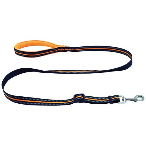 "HEIM Hundeleine ""Signal"" Leinen Länge: 140 cm Gr. 1,4 m, orange (neonorange) Hundeleinen"