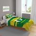 Oregon Ducks Slanted Stripe 4-Piece Twin Bed Set