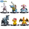 Figurines Pokemon 6 pièces/ensemble Pikachu Blastoise Charmander Mewtwo jouets d'action de haute