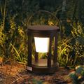 RIDALUX 7.08" Battery Powered Integrated LED Color Changing Outdoor Lantern in Black/White | 7.08 H x 5.51 W x 5.51 D in | Wayfair SSTY-1P