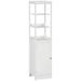 Latitude Run® Freestanding Linen Cabinet Manufactured Wood in White | 63 H x 15.75 W x 12.5 D in | Wayfair 8D3CE177F35B49F7B986DD2AFECD3B65