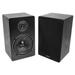 2) Rockville RockShelf 68B 400w Black 6.5 inch Home Theater Bookshelf Speakers/8 Ohm