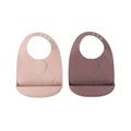 Silikon-Lätzchen Peekaboo - Elphee 2Er Pack In Rosa