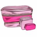 Victoria s Secret 3-Piece Pink Cosmetic Travel Bag