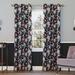 Sun Zero Irma Vintage Floral Blackout Grommet Curtain Panel, Single Panel