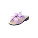 Women's The Paula Slip On Sandal by Comfortview in Purple (Size 10 M)